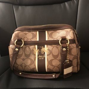 Coach Satchel in Signature Canvas